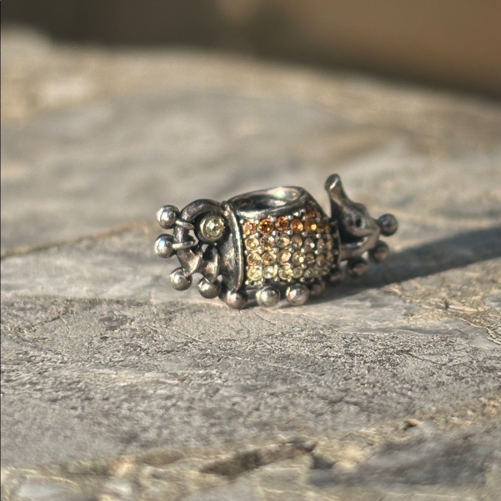 Silver Seahorse Bead Charm Camillia